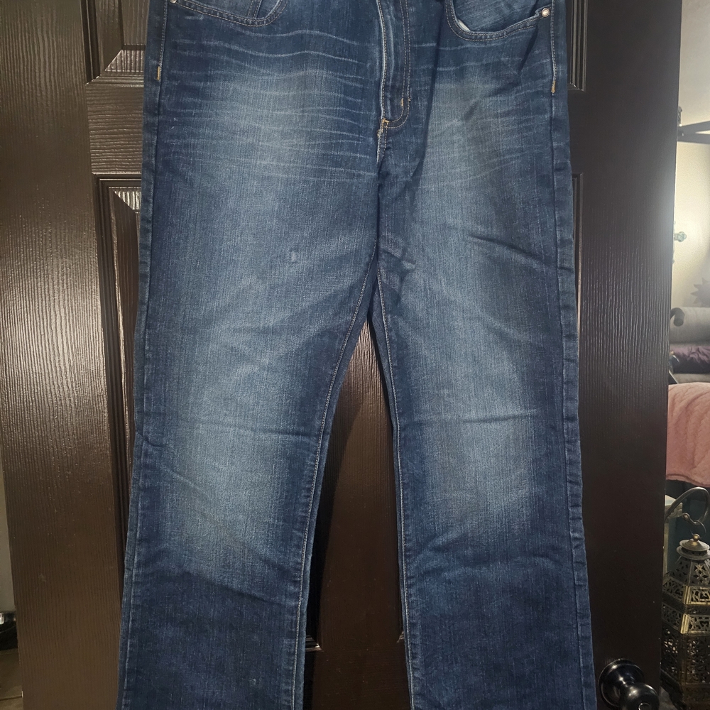 Apt. 9 Men's Dark Blue Straight Jeans